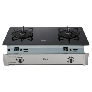 【林內】嵌入式緻溫玻璃雙口爐RBTS-A2660GB(基本安裝)