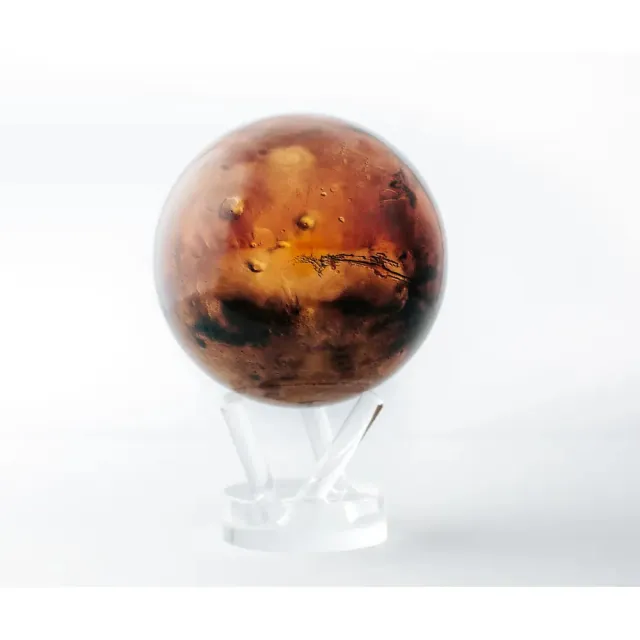 【MOVA】光能地球儀 - 火星Mars 經典款 4.5吋(居家擺設．精緻送禮．轉運．紀念日．生日)