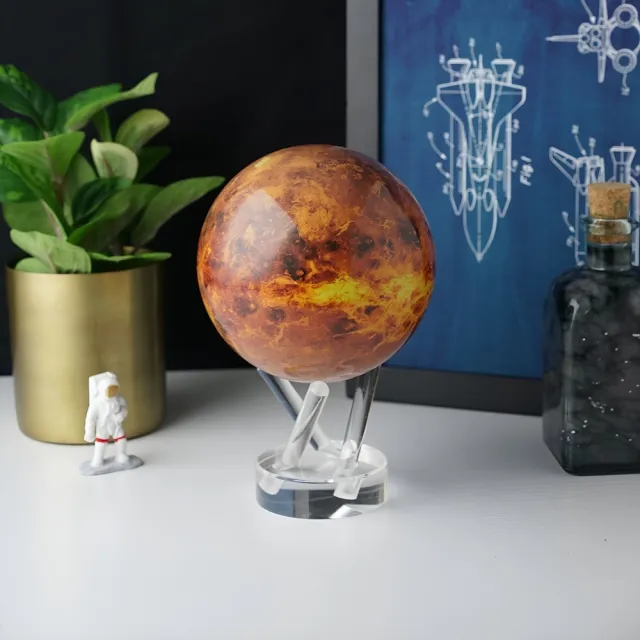 【MOVA】光能地球儀 - 金星Venus 經典款 4.5吋(居家擺設．精緻送禮．轉運．紀念日．生日)