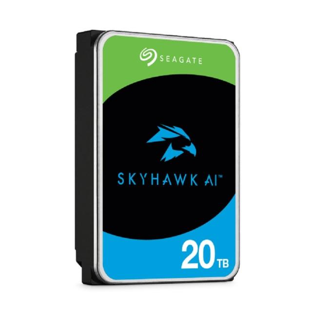 【SEAGATE 希捷】SkyHawk 20TB 3.5吋 7200轉 256MB 監控內接硬碟(ST20000VE003)