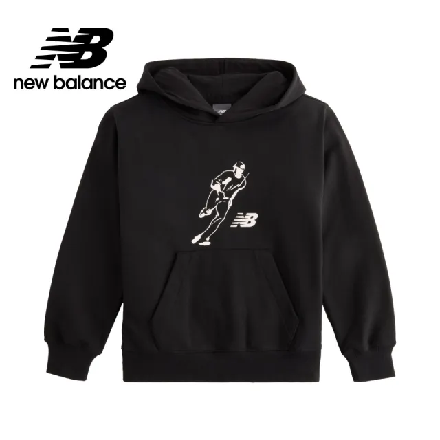 【NEW BALANCE】NB 童裝 大谷翔平x帽T_黑/藍_YT61F9RXBK_YT61F9RXTNV_男童/女童