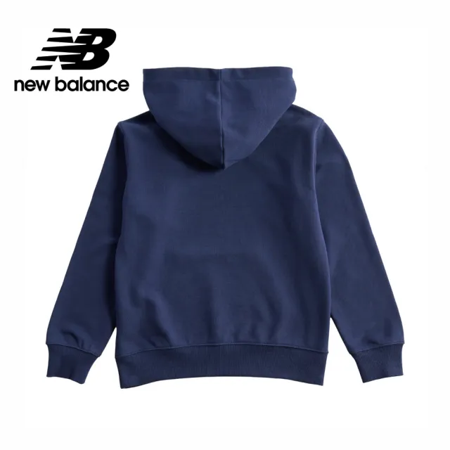 【NEW BALANCE】NB 童裝 大谷翔平x帽T_黑/藍_YT61F9RXBK_YT61F9RXTNV_男童/女童