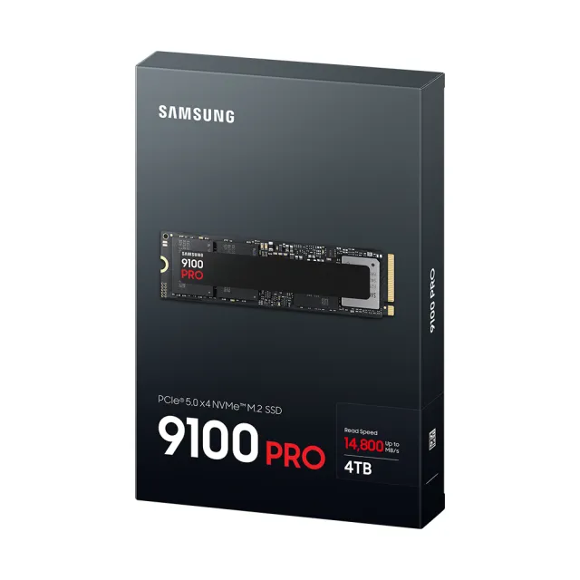 【Samsung 三星】9100 PRO 4TB M.2 2280 PCIe 5.0 SSD固態硬碟(MZ-VAP4T0BW)