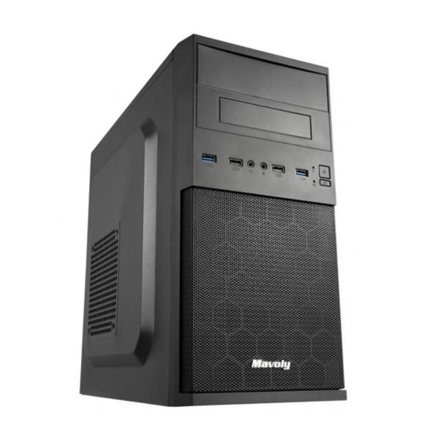 【華碩平台】I3 四核 Win11 {八銳岳III W}WIFI文書機(i3-14100/B760/16G/2TB SSD/400W)