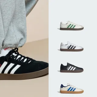 【adidas 愛迪達】VL COURT 系列 復古休閒鞋 運動鞋 男鞋/女鞋 多款任選(JH5061/JH5063/JR8318/JR8309)