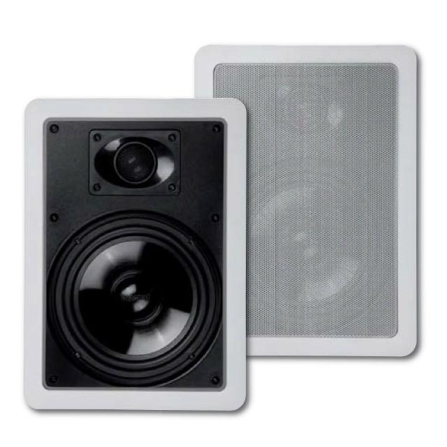 Magnat Interior IWP 62 是專業嵌入式壁掛喇叭，內建高品質6.5吋低音單體與絲質高音單體，提供清晰細膩的音效表現。適合現代家居或辦公空間安裝，創造立體環繞聲場，輕鬆整合多聲道系統。耐用設計支援多種安裝方式，讓您的空間充滿專業級音樂享受，完美提升家庭劇院體驗。無論是家居音響或家庭劇院喇叭，這款壁掛喇叭都能帶來優異的環繞音效與高保真音質。