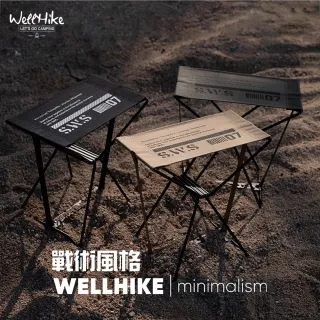 【WELLHIKE 玩客】露營中毒本舖 快拆馬札 摺疊椅 摺疊馬札 露營椅 折疊凳 板凳 椅凳 排隊椅 冰箱腳架