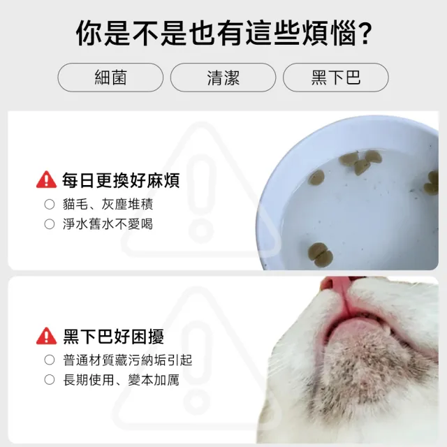 【grantclassic】喝不停 Aqualux Mag 磁力寵物飲水機 標準版 2.5L(插電款 磁力供水 無泵結構 官方直營)