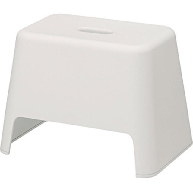 【MUJI 無印良品】PP浴室椅/小/白