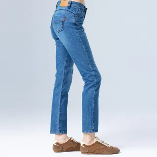 【BLUE WAY】女裝 經典弧線高腰小直筒褲 牛仔褲-ETBOITE箱子