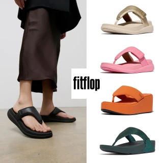 【FitFlop】F-MODE GO 可調式/PLATFFORMS楔形厚底夾腳涼鞋-女(8款)