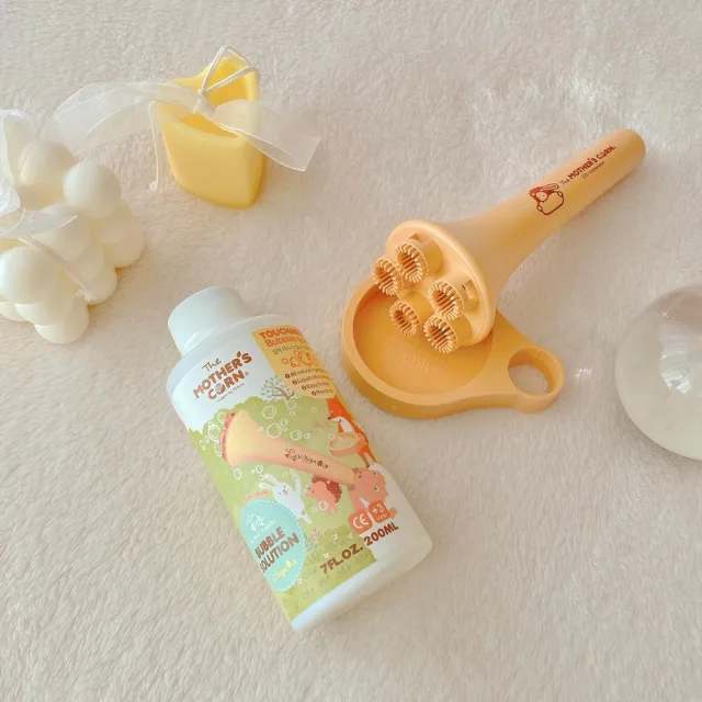 【mother’s corn】韓國 兒童專用不易破泡泡組 (泡泡玩具 戶外玩具 輕鬆吹出大泡泡)