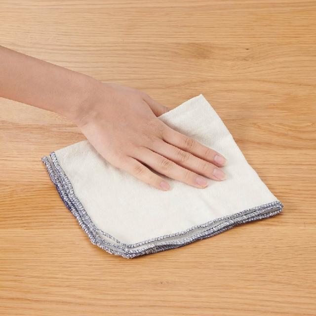 【MUJI 無印良品】落棉環保抹布/色線/12枚