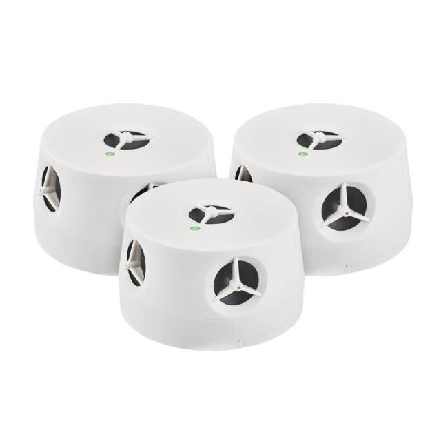 【Digimax】『五雷轟鼠』五喇叭電池式超音波驅鼠器 UP-115 三入組(適用50坪 取電不易處專用、強力超音波)