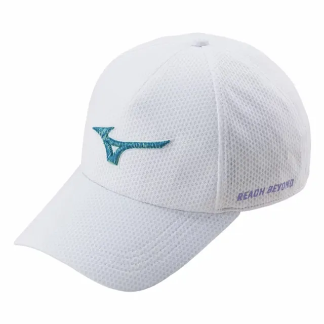 【MIZUNO 美津濃】帽子 運動帽 棒球帽 遮陽帽 白 32TWD10201P