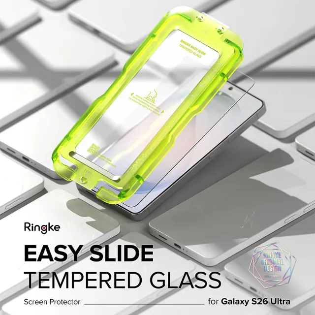 【Ringke】三星 Galaxy S26 / Ultra / Plus   易安裝鋼化玻璃螢幕保護貼－2入(Rearth 附安裝工具)