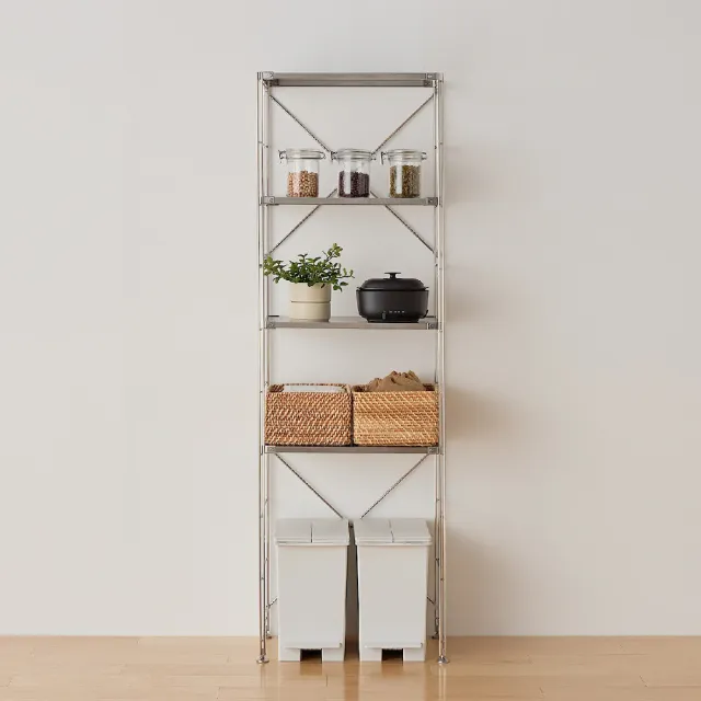【MUJI 無印良品】PP垃圾桶/腳踏式/小/20L袋用 約寬22.5x深43x高37.3cm(上蓋開啟時:高47.3cm)