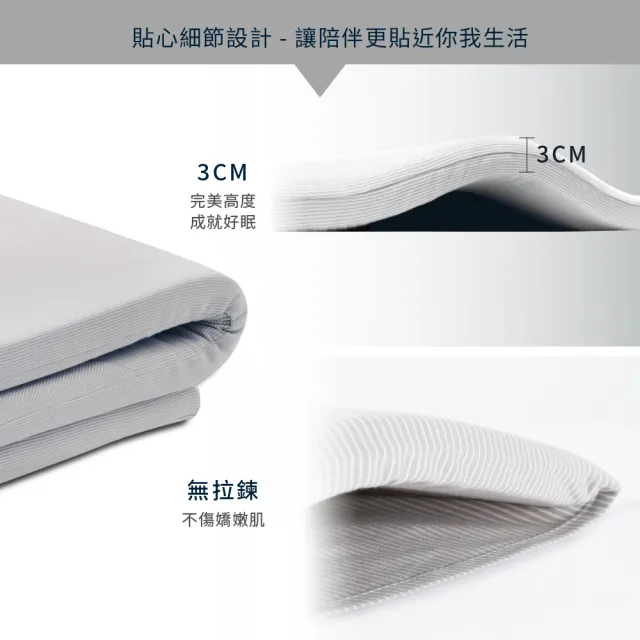 【Gennies 奇妮】智能恆溫抗菌嬰兒床墊 抗菌防螨 彈力減壓 新生寶寶推薦(咖啡紗)