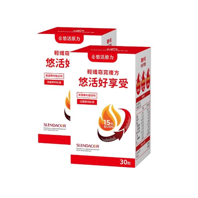 【悠活原力】悠活好享受 輕孅窈窕複方膠囊買1送1 共2盒(30粒/盒 秋葵 藤黃果 窈窕 促進代謝)