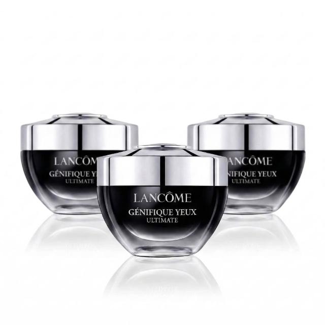 【LANCOME 蘭蔻】囤貨組 超極限肌因撫紋眼霜 20mlx3入(國際航空版)