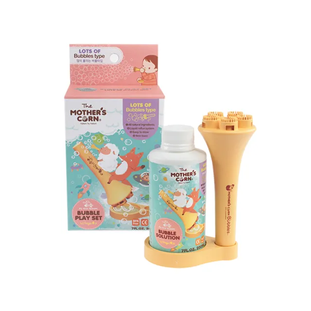 【mother’s corn】韓國 兒童專用超多泡泡組 (泡泡玩具 戶外玩具 輕鬆吹出大泡泡)
