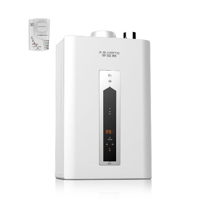 A.O. Smith 史密斯 JSQ26-ST13T 天然氣瞬熱式熱水器，容量13L，適合屋內安裝，提供即時熱水供應。家用全機保固2年，營業用1年，高效能設計確保安全穩定，適用家庭日常使用，快速加熱不需等待。