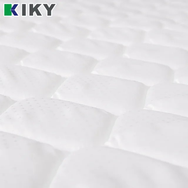 【KIKY】台灣製雙人3M防潑水乳膠蜂巢式獨立筒床墊5x6.2尺x23cm