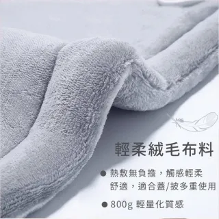 【台隆手創館】Sunlus三樂事 頸肩雙用柔毛熱敷墊-升級款(SP1305)