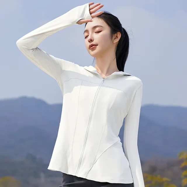 【MUAN】UPF50+ 冰絲涼感防曬外套 抗UV 防紫外線 輕薄透氣 連帽長袖防曬衣 騎車通勤 戶外遮陽