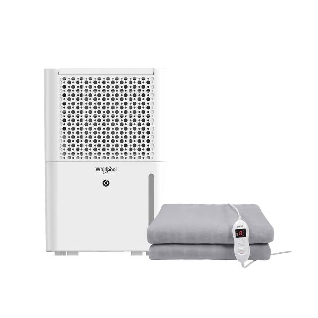 【Whirlpool 惠而浦】6L第六感智能除濕機 WDEE06TW+聲寶電熱毯