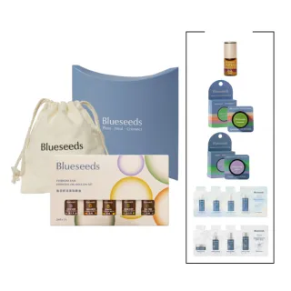 【Blueseeds】每日舒活滾珠精油+精選商品(任選 財富滾珠 精油膏 體驗包組)｜芙彤園