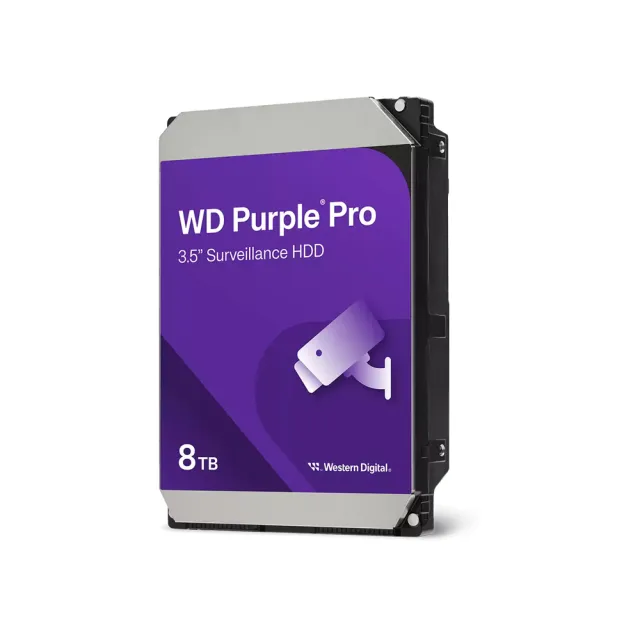 【WD 威騰】WD8002PURP 紫標Pro 8TB 3.5吋監控系統硬碟