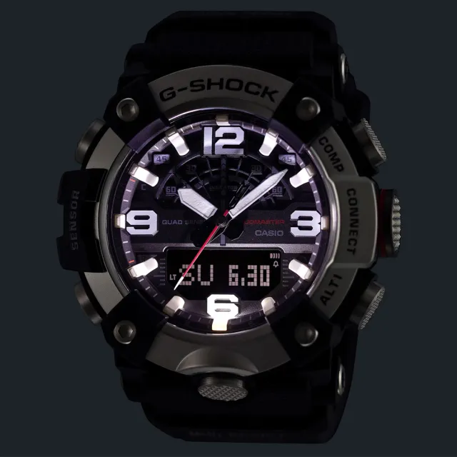 【CASIO 卡西歐】G-SHOCK MUDMASTER 藍芽連線 多功能腕錶 錶 週年慶 雙11 (GG-B100X-1A3)
