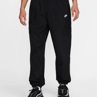 【NIKE 耐吉】長褲 男 AS M NK CLUB WVN CARGO PANT 工裝褲 黑(HJ1991010)