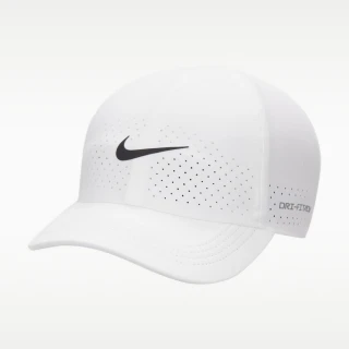 【NIKE 耐吉】休閒帽 中 U NK DFADV CLUB CAP U SAB P 網球帽 Dri-FIT 白(FB5598100)