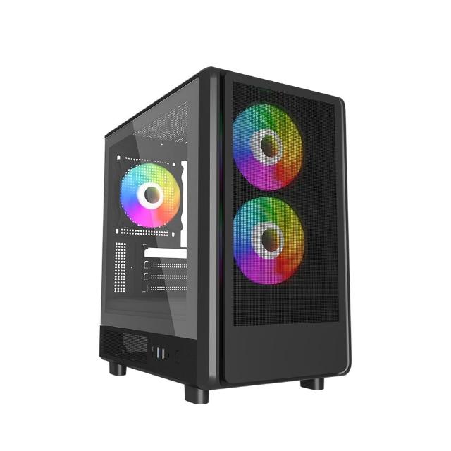 【技嘉平台】R5四核GeForce RTX 3050{BHCM63442}電競電腦(R5-3400G/A520/16G/512G)