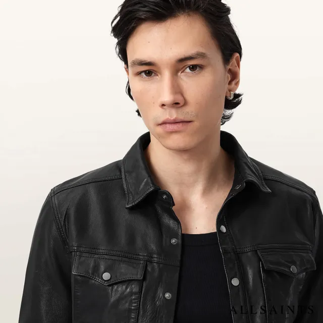【ALLSAINTS】IRWIN 羊皮襯衫 M089SD (常規版型)