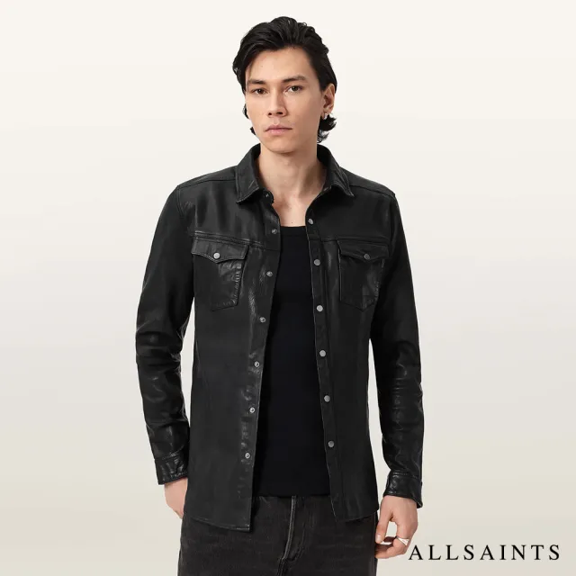 【ALLSAINTS】IRWIN 羊皮襯衫 M089SD (常規版型)