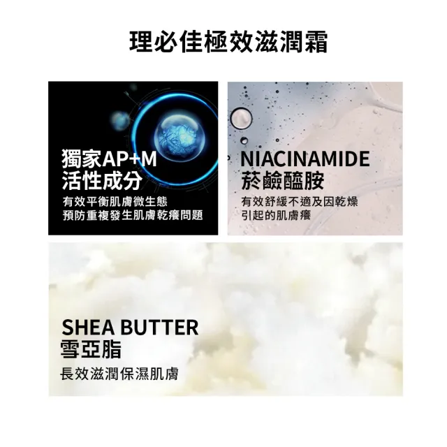 【理膚寶水】新生兒好禮★理必佳極效滋潤霜 200ml 禮包組(彌月禮)