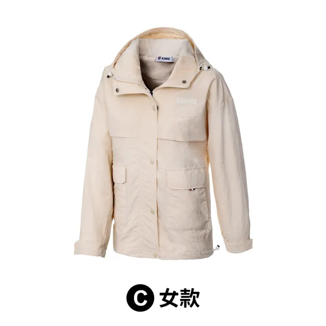 【K-SWISS】機能防風外套WINDBREAKER 1 防潑水外套 刷毛保暖 男女款 多色 1012501/1912501
