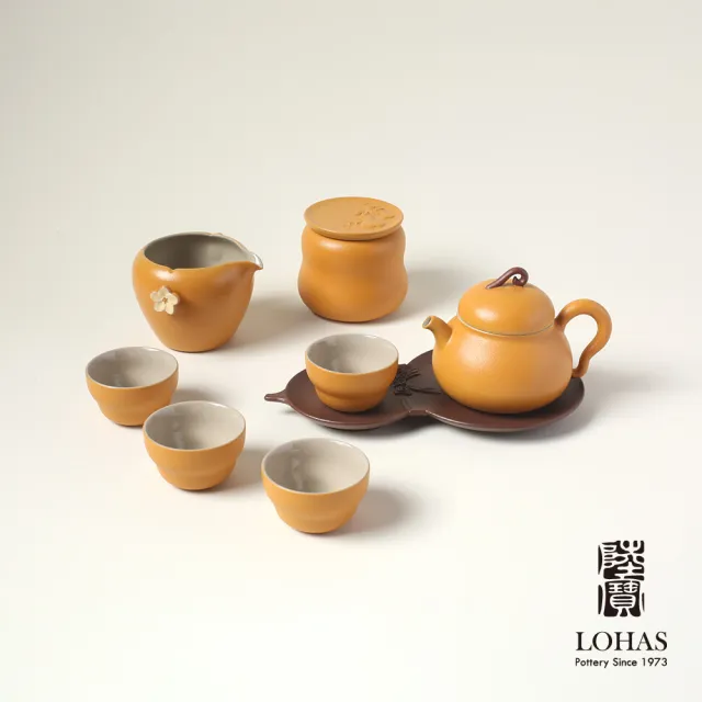 【LohasPottery 陸寶】福祿平安茶具禮盒組(故宮精品特別聯名 東方藝術 文創好禮/禮品/禮物/收藏)
