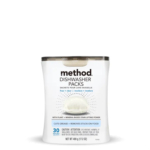 【method 美則】潔淨三效聰明洗碗球30顆(洗碗機專用 洗碗錠 洗碗粉)