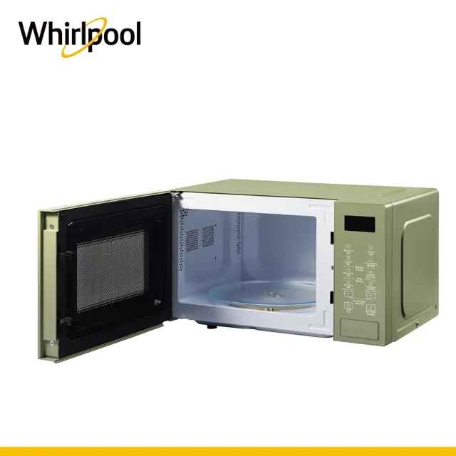 【Whirlpool 惠而浦】20L電子式微波爐 Coloris系列(MWP201EAT 森林綠)