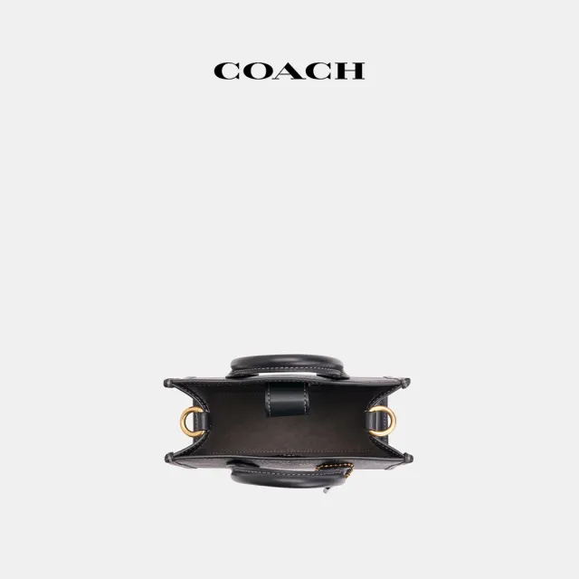 【COACH】蔻馳官方直營 ACE 17 馬車主題圖案印花托特手袋 托特包-多色任選(CT890)
