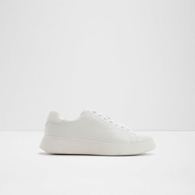 【ALDO】MAGNUS-時尚紋路設計男士休閒鞋-男鞋(白色)