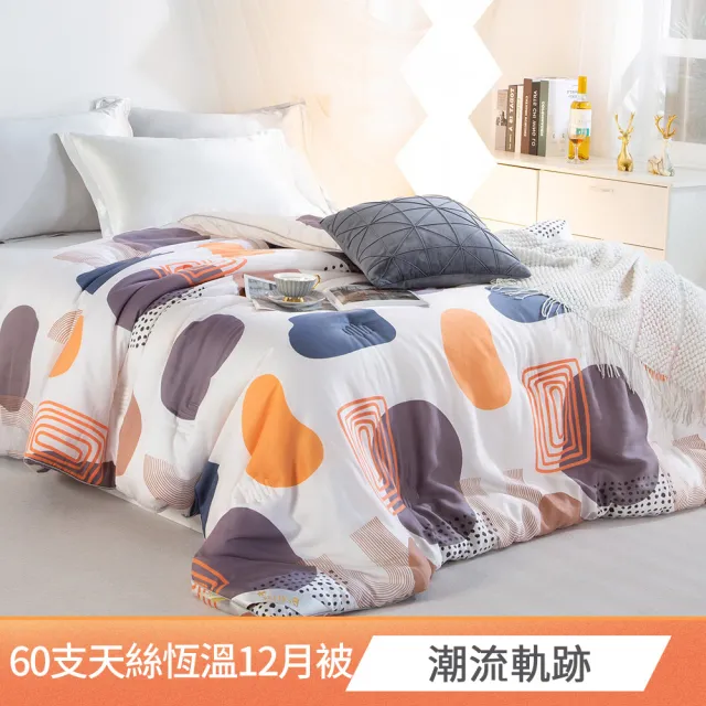 【Betrise】60支天絲德絨科技恆溫12月被/四季被(180x210cm/多款任選)
