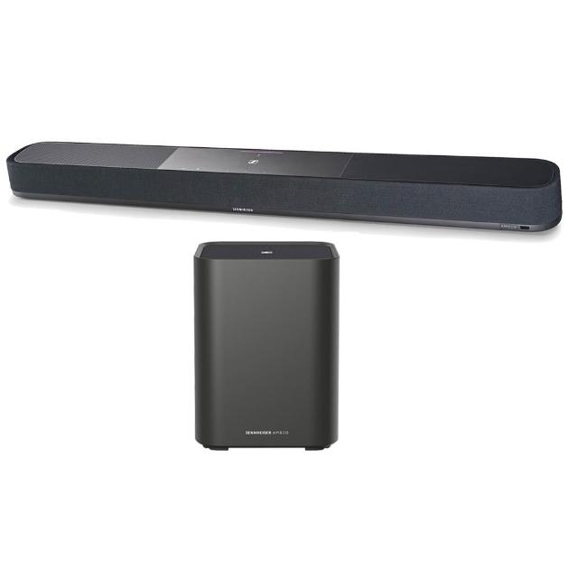 【SENNHEISER 森海塞爾】聲霸劇院喇叭組合(AMBEO Soundbar Plus + AMBEO Sub)