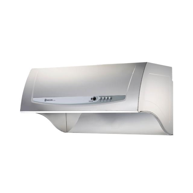 【SAKURA 櫻花】90cm深罩式雙效除油健康取向除油煙機 ( R3680SXL 原廠技師到府 基本安裝)