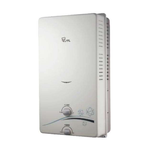 【喜特麗】10L屋外型RF式自然排氣熱水器 (JT-H1012 原廠技師到府 基本安裝)