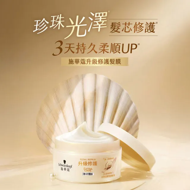 【Schwarzkopf 施華蔻】ExtraCare升級修護髮膜180g